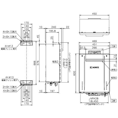 �Ρ���� �����դ������ ���ΤΤ� �����ɳݷ� �ץ�ߥ��� �ե륪���� 24�� 20A GT-2470PAW-1 BL