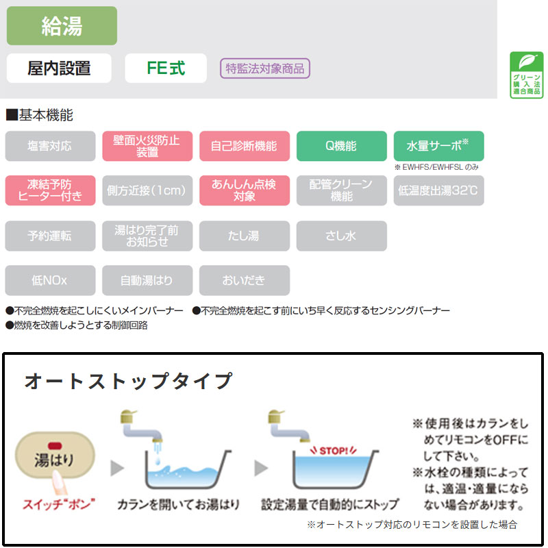 パロマ ガス給湯器 本体+組込リモコン 屋内壁掛型 上方排気 強制排気 給湯専用 オ...
