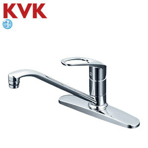 乐天商城 - KVK キッチン用蛇口 台 シングルレバー混合水栓 泡沫 スパウト262mm 撥水 一般地 KM5091THS