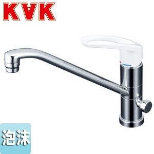 乐天商城 - KVK キッチン用蛇口 台 シングルレバー混合水栓 流し台用 分岐孔付 給水分岐専用:360度回転式 泡沫 一般地 KM5041C