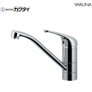 乐天商城 - カクダイ キッチン用蛇口 台 シングルレバー混合水栓 スパウト200mm 一般地 117-105