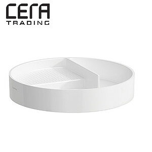 CERA トレイ ラウフェン VAL 丸型 ホワイト AU70281