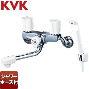 【規格・特徴】 ・2ハンドルシャワー ・150mmパイプ付 ・シャワーヘッド白/シャワーホース白1.6m/白ハンガー ・一般地 2ハンドル 3月　水栓KVKKF2G3N