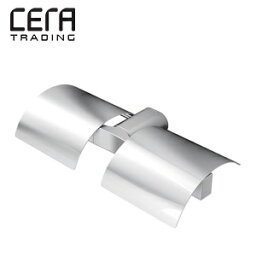 【3年あんしん保証付】【送料無料】CERA 二連紙巻器 ダブルペーパーホルダー ゲイサ ウィンク クロム アクセサリー GE4519