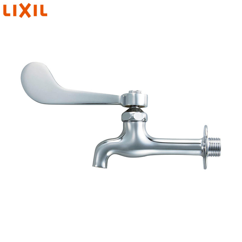 Rakuten - LIXIL ユーティリティ用蛇口 壁 単水栓 胴長横水栓 レバー式 一般地寒冷地共用 LF-7KEZ-19-U