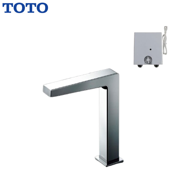 TOTO 洗面用蛇口 アクアオート 台 コンテンポラリタイプ(角) 自動水栓 混合水栓 AC...