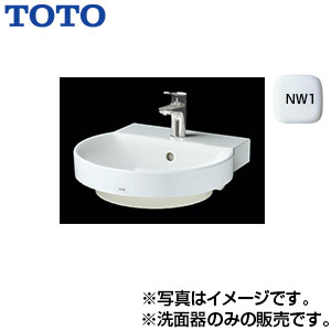 TOTO 洗面器単品 ベッセル式 丸形 水栓取付穴径:φ35 中央1ヶ所 ホワイト LS704C#NW1