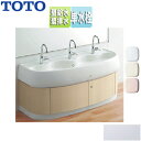 【送料無料】TOTO 幼児用マルチシンク 間口1200mm 高さ500mm キャビネット:ホワイト 幼児用レバー水栓 壁給水 壁排水 SKL300LWAPZ