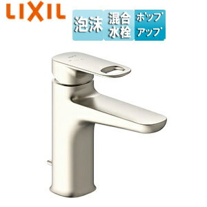 Rakuten - LIXIL 洗面用蛇口 デュアラ 台 エコハンドル シングルレバー混合水栓 排水栓あり ポップアップ式（ワイヤータイプ）対応 泡沫 一般地 シャインニッケル LF-YD340SY/SNI