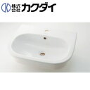 カクダイ 洗面器単品 デュラビット D-Code Sieger Design オーバーカウンター式 角形 545×435 水栓取付穴径:φ35 中央1ヶ所 #D...
