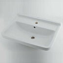 カクダイ 洗面器単品 デュラビット Starck3 Philippe Starck 壁掛式 角形 650×485 水栓取付穴径:φ35 中央1ヶ所 #DU-03...