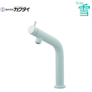 【規格・特徴】 ・スパウト:110mm ・取付穴径:22〜28mm ・厚5〜35mm ・90°開閉ハンドル ・塗装仕上げ ・フロストミント 【商品説明】 白銀の山の斜面をイメージした曲面とシンプルな直線だけを残し、 最低限の機能以外をそぎ落としたデザインですが その場面全体に明るい光をもたらします。 KAKUDAI YUKI ゆきシリーズ 取付穴径 φ22 φ23 φ24 φ25 φ26 φ27 φ27 φ28カクダイ721-264-B