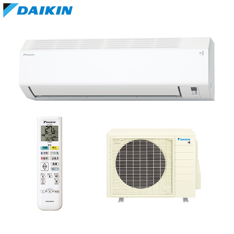 【送料無料】ダイキン ルームエアコン Eシリーズ 200V 18畳 5.6kW 2026年モデル ホワイト F566ATEP-W+R565AEP