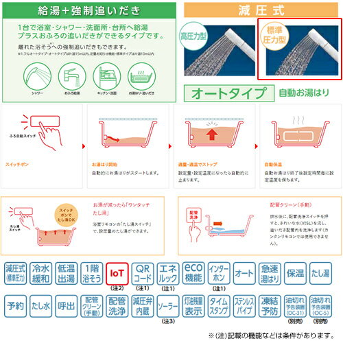 CHOFU 石油ふろ給湯器 本体のみ オート 減圧式 屋外据置型 屋内据置型 3万キロ ス...