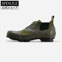 【交換返品送料無料キャンペーン中】SPINGLE SPM-1411 Khaki スピングル SPM-1411 カーキ 革 スニーカー【サイズ交換可】【楽ギフ_包...