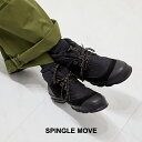 【交換返品送料無料キャンペーン中】SPINGLE SPM-1414 Black スピングル SPM-1414 ブラック 革 スニーカー【送料無料】【サイズ交換可...