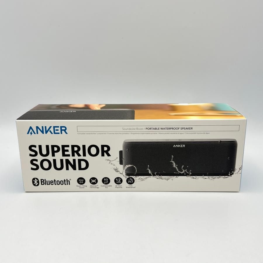 【未使用】ANKER Soundcore Boost 第2世代 A3145013 ブラック Bluetoothスピーカー アンカー サウンドコアブースト 本体