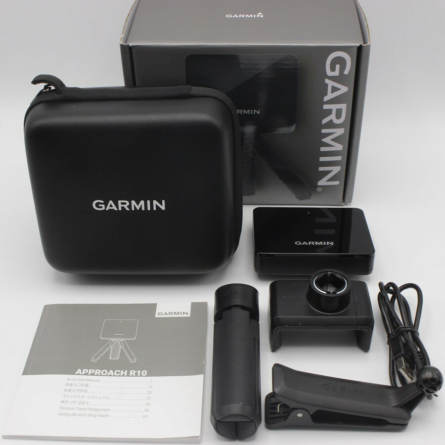 GARMIN Approach R10 010-02356-04 ポータブル弾道測定器 ゴルフシミュレーター アプローチ ガーミン 本体 【中古】