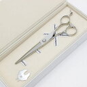 【ポイント2倍】【美品】ハヤシシザース V-Standrd V-ME-6 カットシザー 6インチ ハマグリ刃 オフセットハンドル 【中古】