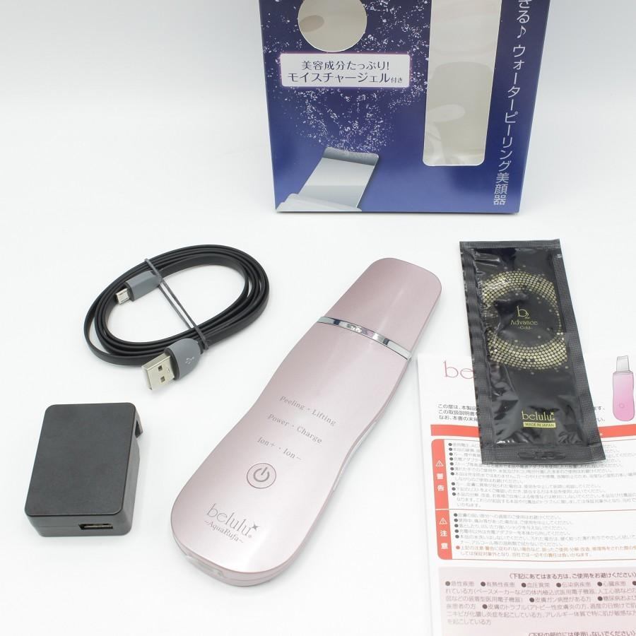 【ポイント2倍&クーポン!BLACK FRIDAY】【美品】美ルル アクアルファ KRD-1027/PK グロッシィピンク 美顔器 クレンジング belulu ...