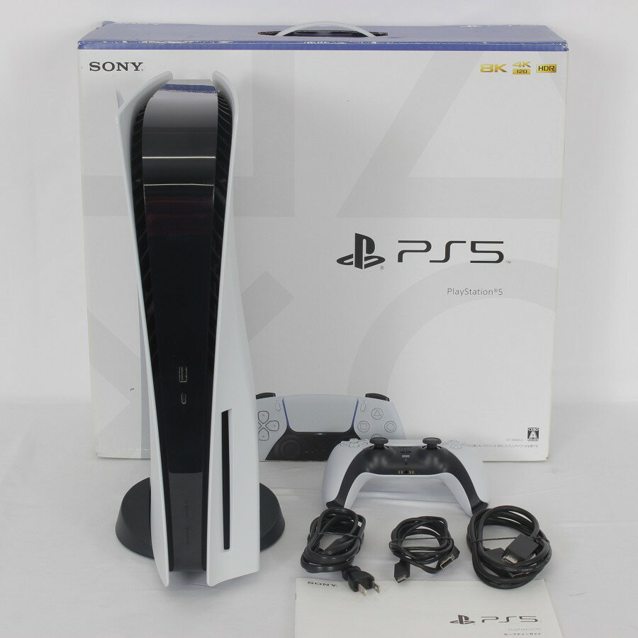 【ポイント2倍！お買い物マラソン】【美品】SONY PlayStation5 CFI-1000A01 825GB ディスクドライブ搭載モデル ソニー プレイステーション PS5 本体 【中古】