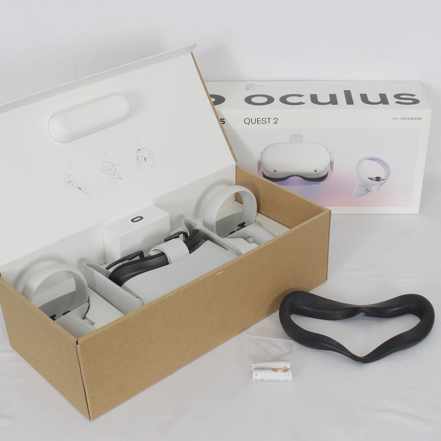 【ポイント2倍！お買い物マラソン】【美品】Oculus Quest2 128GB VR ヘッドマウントディスプレイ ヘッドセット オキュラスクエスト2 899-00183-02 Meta メタ 本体 【中古】のサムネイル