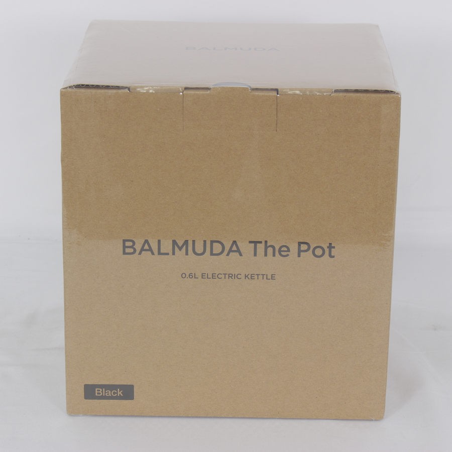 【ポイント2倍！お買い物マラソン】【未使用】BALMUDA The Pot KPT01JP-BK ブラック 電気ケトル バルミューダ ザ・ポット 本体