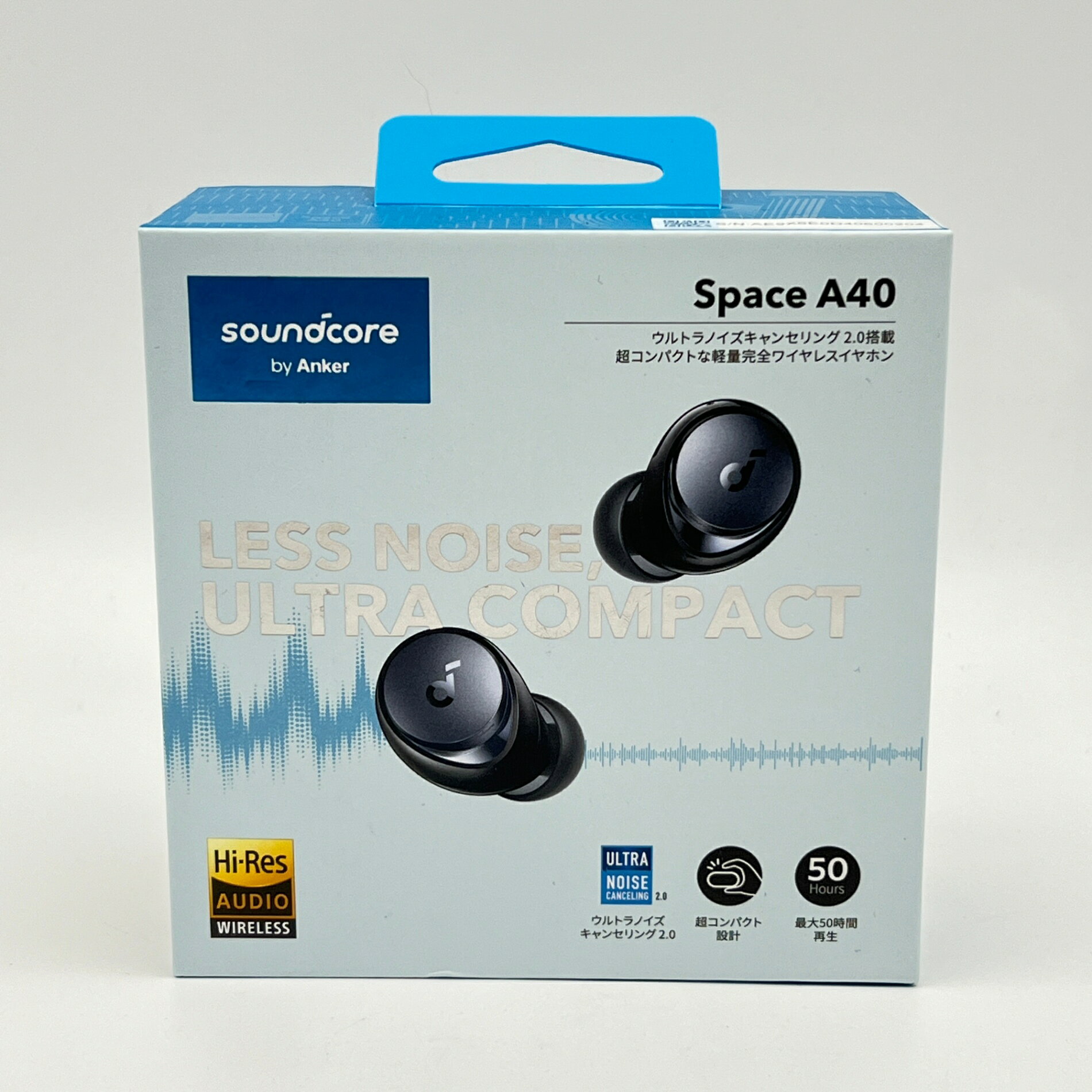 【楽天スーパーSALE！限定クーポン】【未使用】Anker Soundcore Space A40 A3936N11 ブラック 完全ワイヤレスイヤホン ノイズキャンセリング アンカー サウンドコア スペース 本体