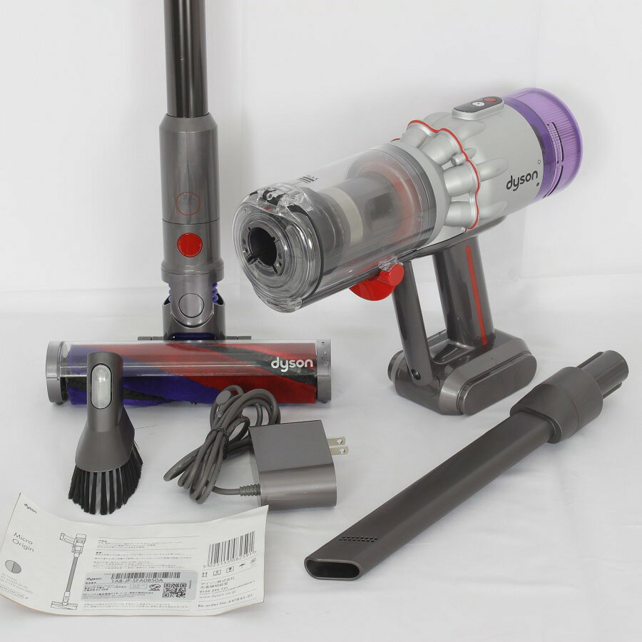 Dyson Micro Origin SV33 FF OR シルバー/アイアン/ニッケル コードレススティッククリーナー サイクロン式 ダイソン 本体 【中古】