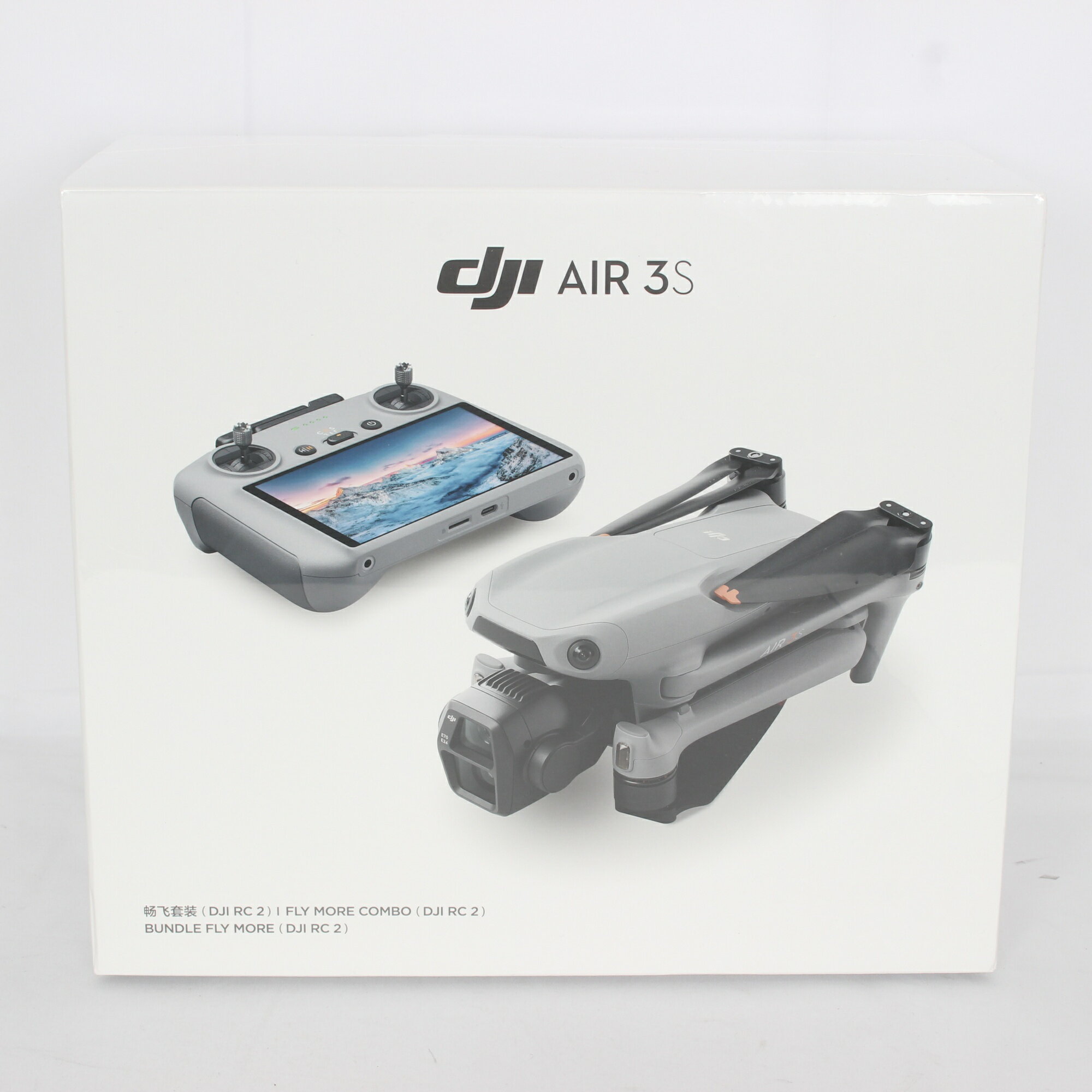 【楽天スーパーSALE！限定クーポン】【未使用】DJI Air 3S Fly More コンボ DJI RC 2付属 WA2343 ドローン 空撮カメラ エアー フライモアコンボ 本体
