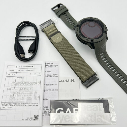 GARMIN Instinct 2X Dual Power 010-02805-52 Moss スマートウォッチ ガーミン インスティンクト 本体 【中古】 GARMIN Instinct 2X Dual Power 010-02805-52 Moss スマートウォッチ ガーミン インスティンクト 本体 【中古】