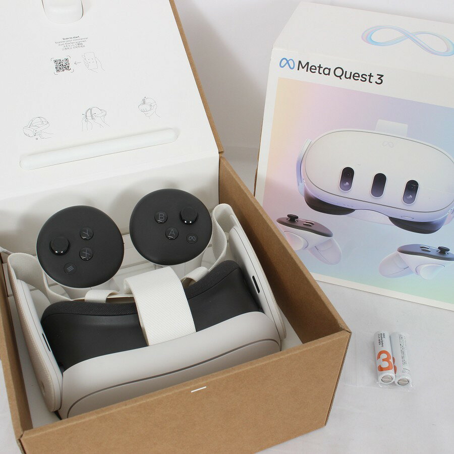 【ポイント2倍！お買い物マラソン】【美品】Meta Quest 3 512GB VR ヘッドマウントディスプレイ ヘッドセット メタクエスト3 899-00594-01 Oculus 本体 【中古】