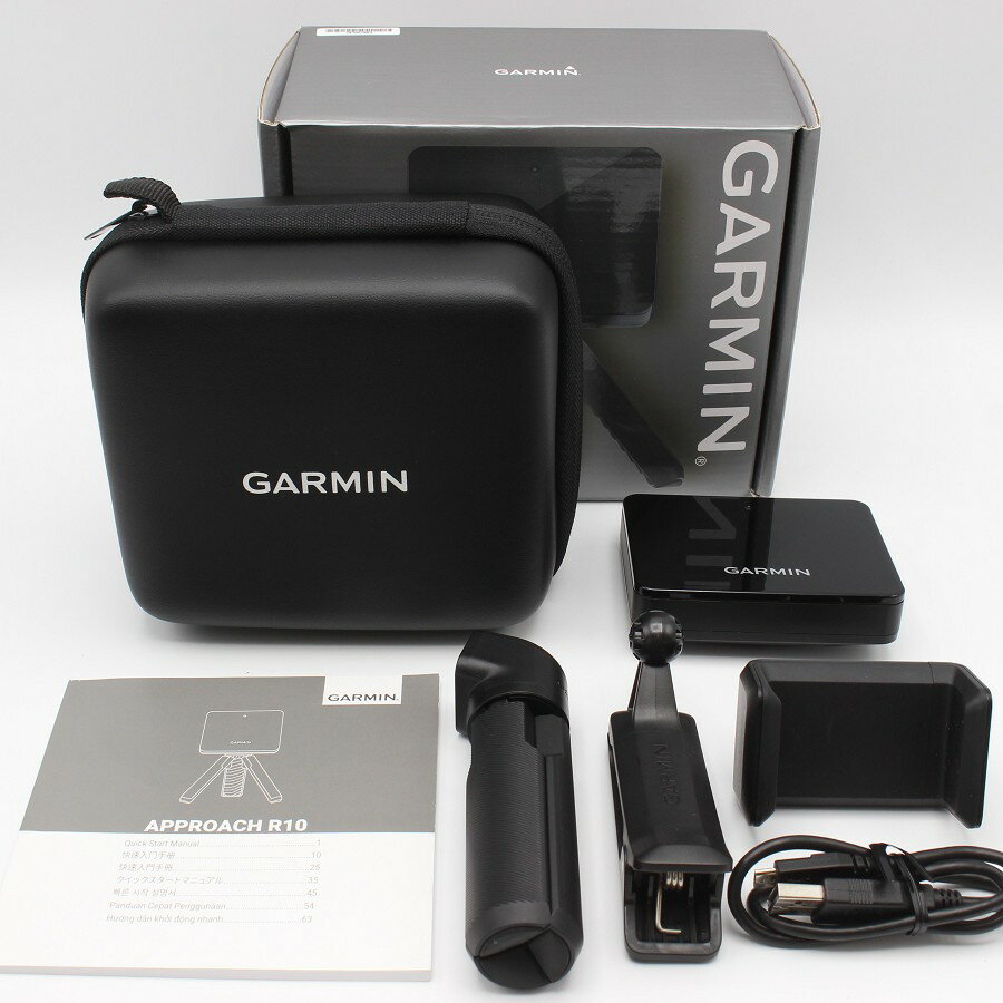 【美品】GARMIN Approach R10 010-02356-04 ポータブル弾道測定器 ゴルフシミュレーター アプローチ ガーミン 本体 【中古】