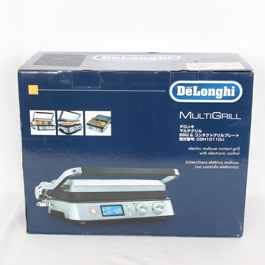 【お買い物マラソン！限定クーポン】【未使用】デロンギ マルチグリル CGH1011DJ BBQ＆コンタクトグリルプレート De Longhi 本体