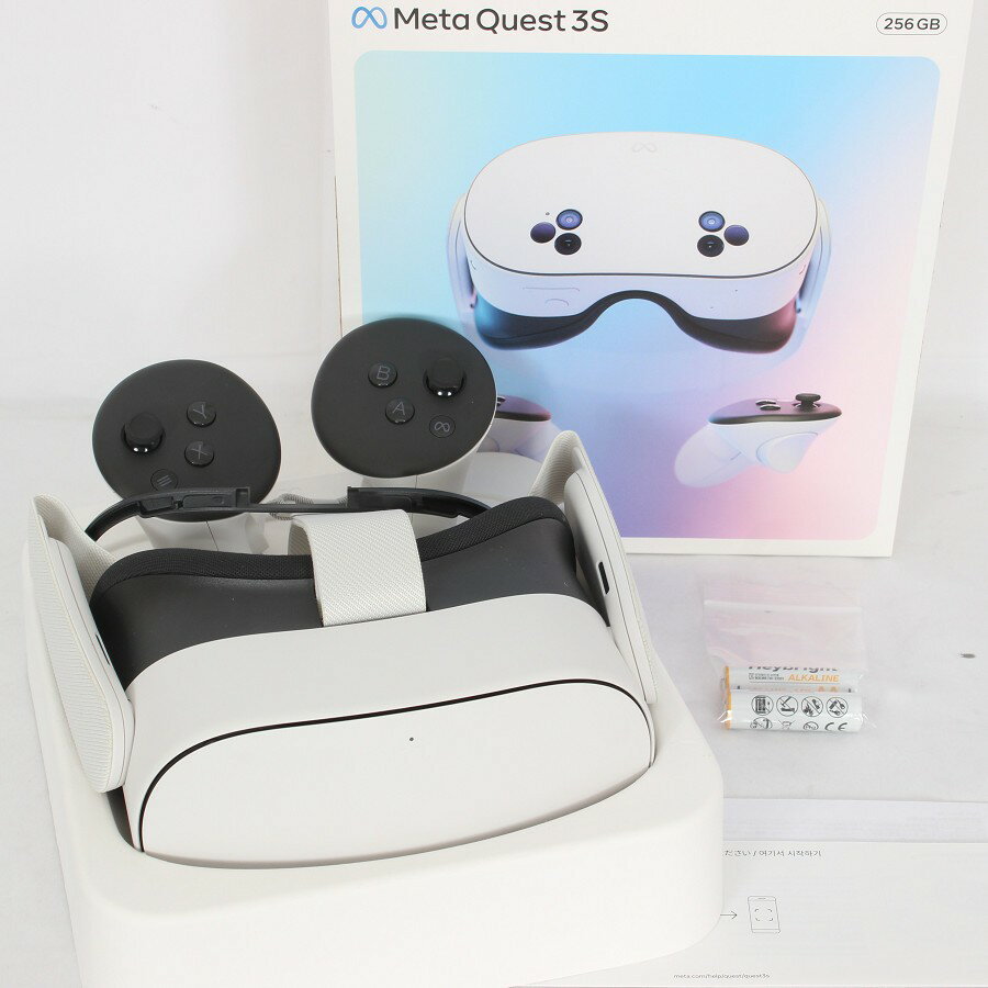 【ポイント2倍！お買い物マラソン】【美品】Meta Quest 3S 256GB VR ヘッドマウントディスプレイ ヘッドセット メタクエスト3S SK-1000210-01 Oculus 本体 【中古】