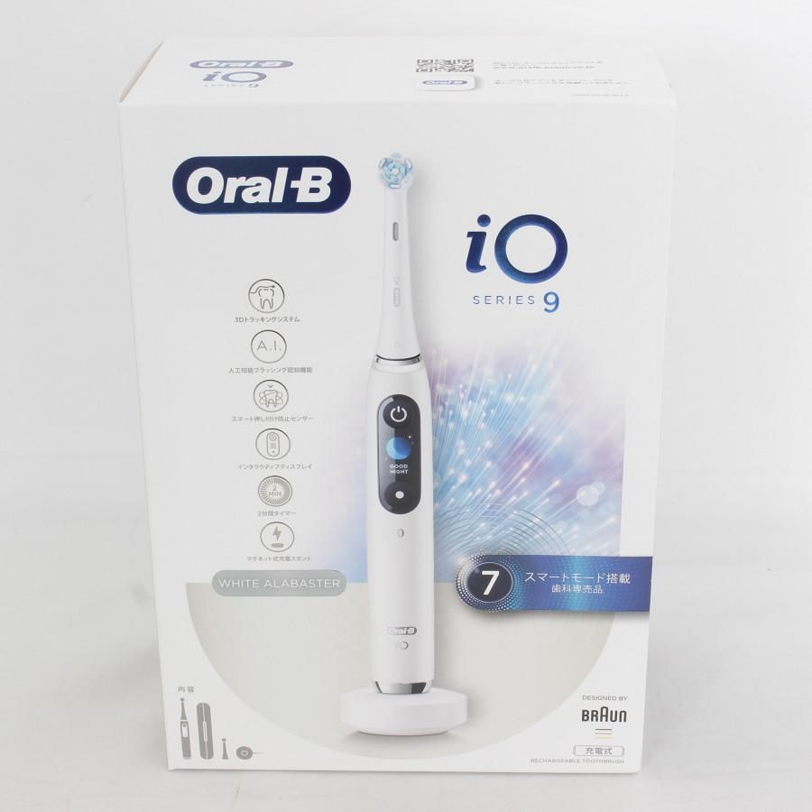 【未使用】ブラウン オーラルB iOM9.2I1.1BWTP ホワイトアラバスター プロフェッショナル 電動歯ブラシ 本体