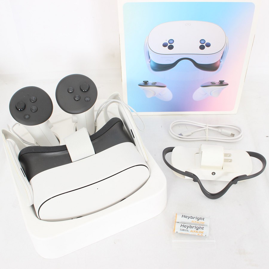 【ポイント2倍！お買い物マラソン】【美品】Meta Quest 3S 256GB VR ヘッドマウントディスプレイ ヘッドセット メタクエスト3S SK-1000210-01 Oculus 本体 【中古】
