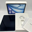 【美品】Apple iPad Air 11インチ 第6世代 Wi-Fi 128GB 2024年春モデル MUWD3J/A ブルー アイパッドエアー タブレット 本体 【中古】