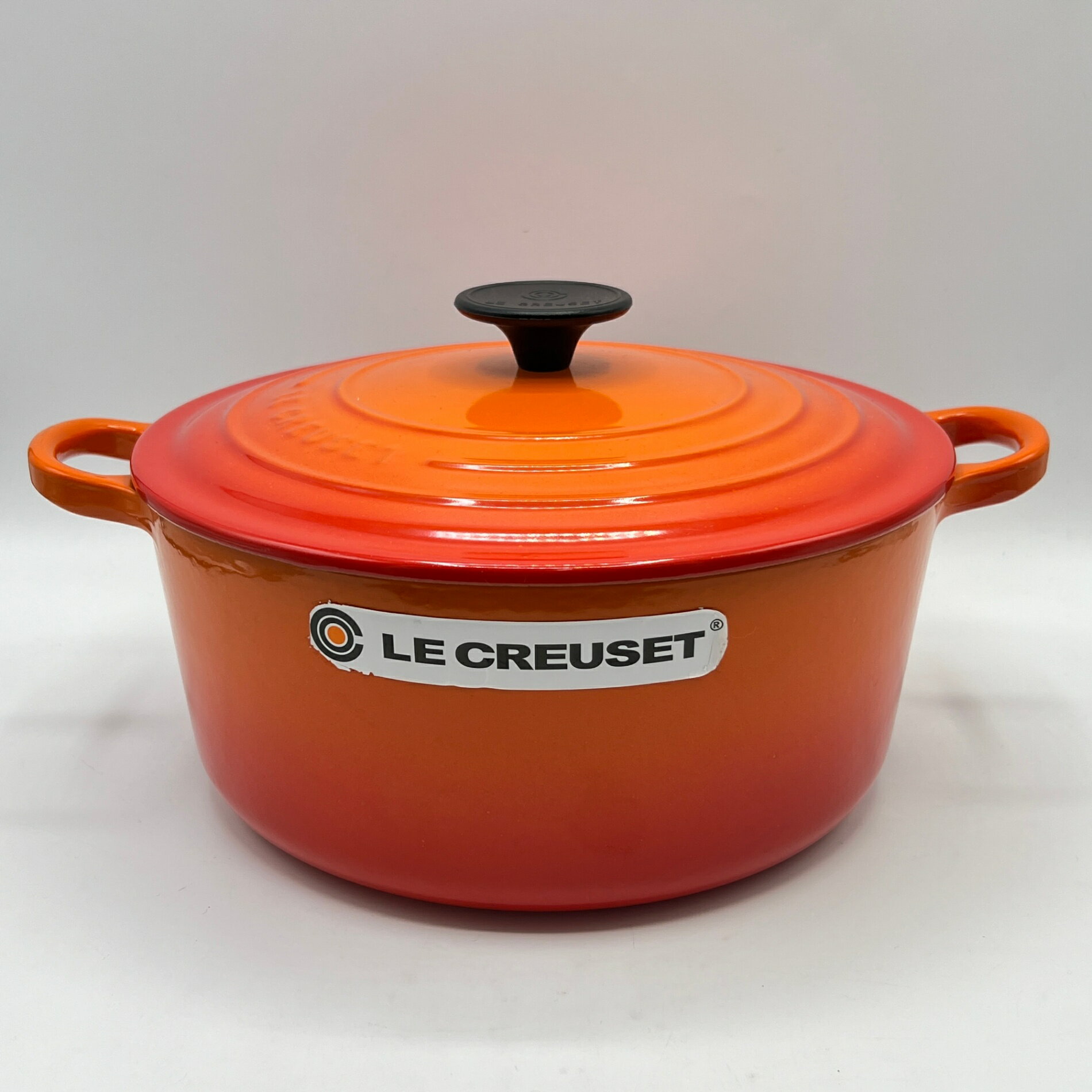 ル・クルーゼ ココット ロンド 24cm オレンジ 25001-24-09 ホーロー 両手鍋 LE  ...