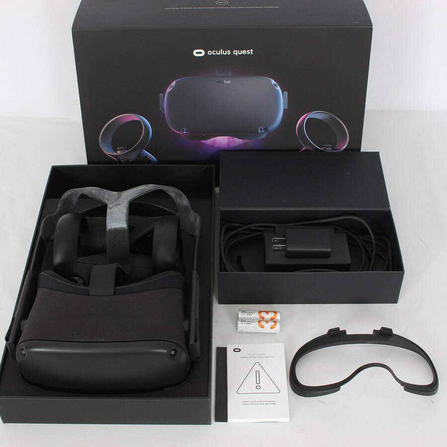 【ポイント3倍!6/28〜6/30まで】Oculus Quest 64GB VR ヘッドマウントディスプレイ ヘッドセット オキュラスクエスト 本体 【中古】