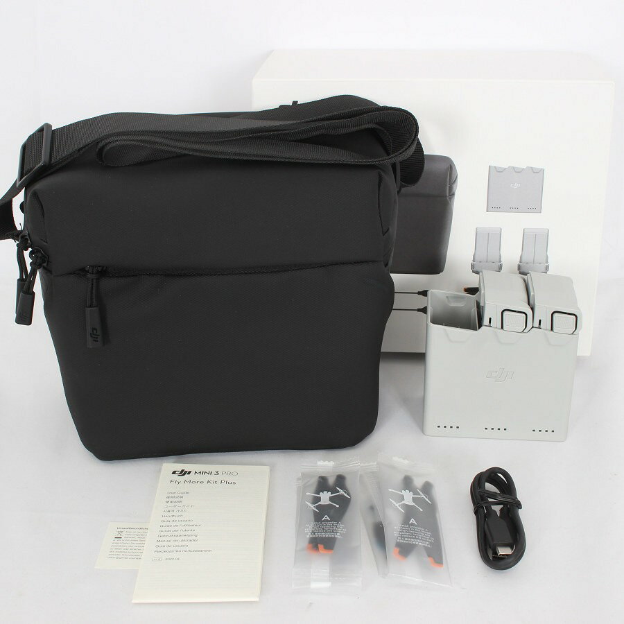 【楽天スーパーSALE！限定クーポン】【美品】DJI Mini 3 Pro Fly More kit Plus M16210 アクセサリーセット フライモアキットプラス 【中古】