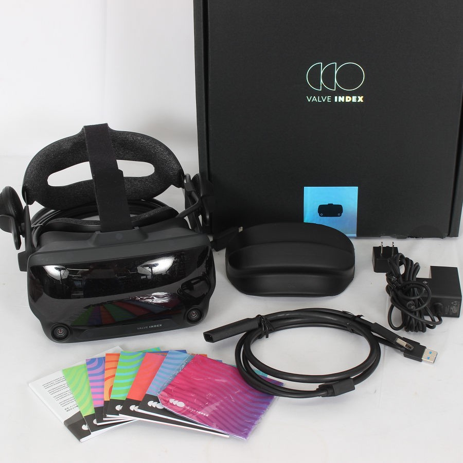 【ポイント2倍！お買い物マラソン】VALVE INDEX V003614-00 ヘッドセット VR バルブ インデックス 本体 【中古】