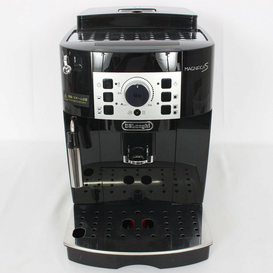 【ポイント2倍！お買い物マラソン】デロンギ マグニフィカS ECAM22112B ブラック 全自動エスプレッソマシン コーヒーメーカー DeLonghi 本体 【中古】
