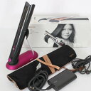 【美品】Dyson Corrale HS03 NF ブラックニッケル/フューシャ コラール コードレスヘアアイロン ダイソン 本体 【中古】