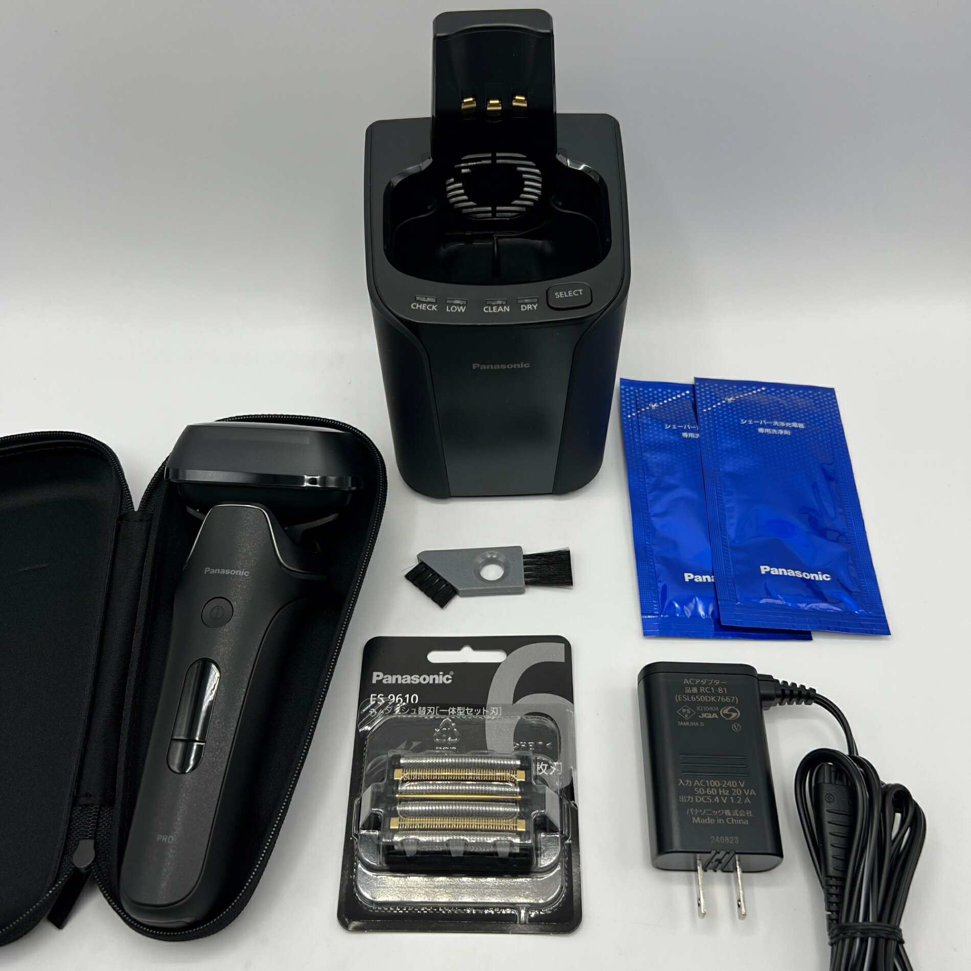 【楽天スーパーSALE！限定クーポン】【美品】パナソニック ラムダッシュPRO ES-L690U-K クラフトブラック 6枚刃 メンズシェーバー Panasonic 本体 【中古】
