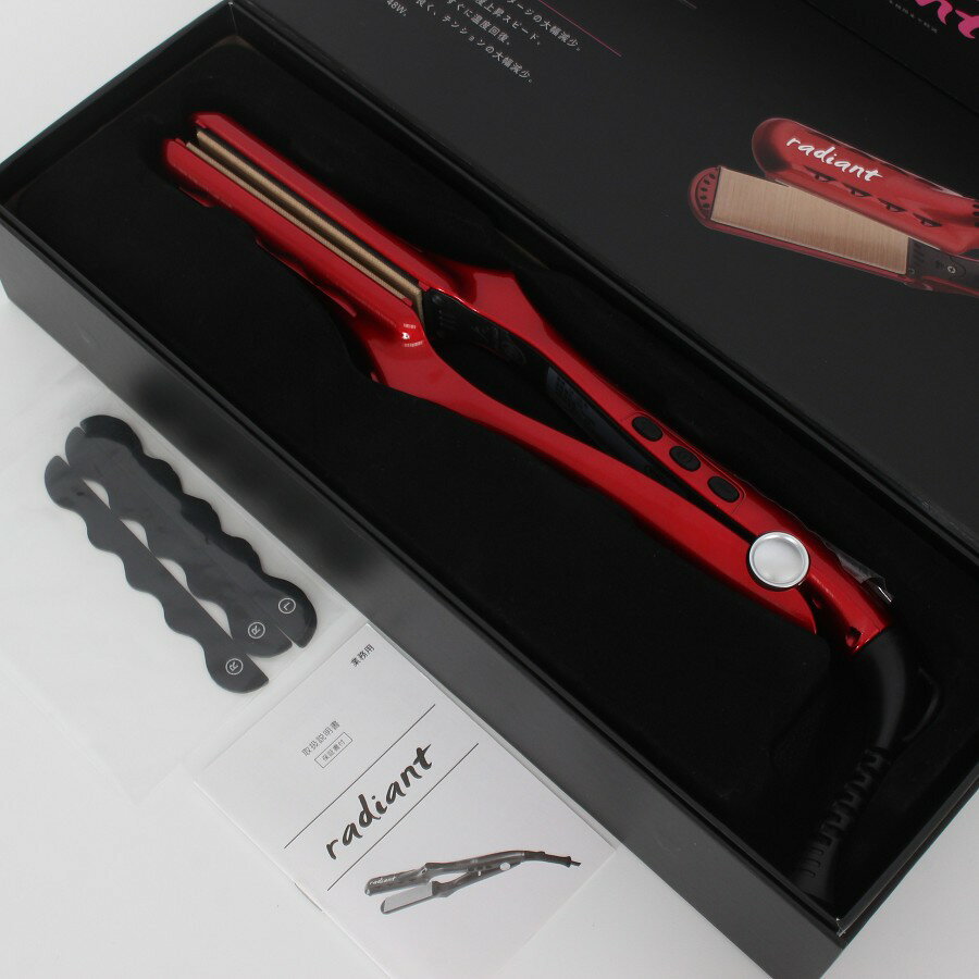【楽天スーパーSALE！限定クーポン】【美品】B next radiant 28mm LM-125-R シルクプロアイロン ラディアント ヘアアイロン 本体 【中古】