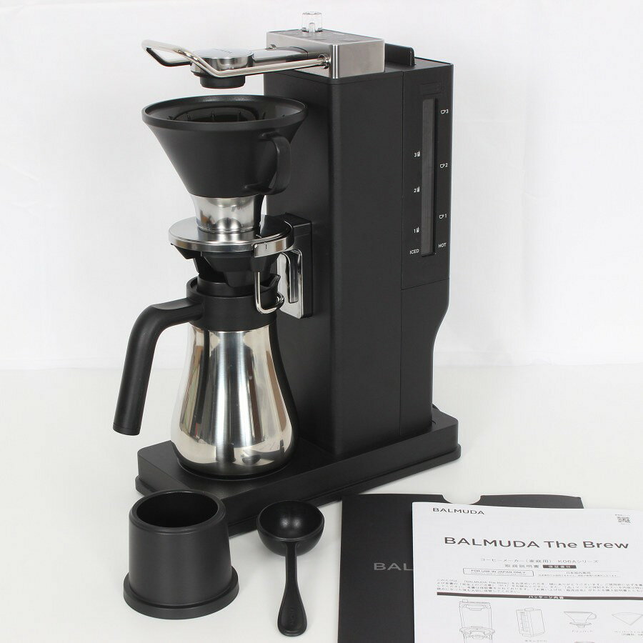 【ポイント2倍！お買い物マラソン】【美品】BALMUDA The Brew K06A-BK コーヒーメーカー バルミューダ ザ・ブリュー ブラック 本体 【中古】