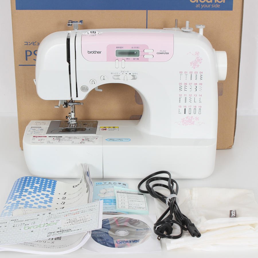 【楽天スーパーSALE！限定クーポン】【美品】ブラザー コンピューターミシン PS202 CPS4204 brother 本体 【中古】
