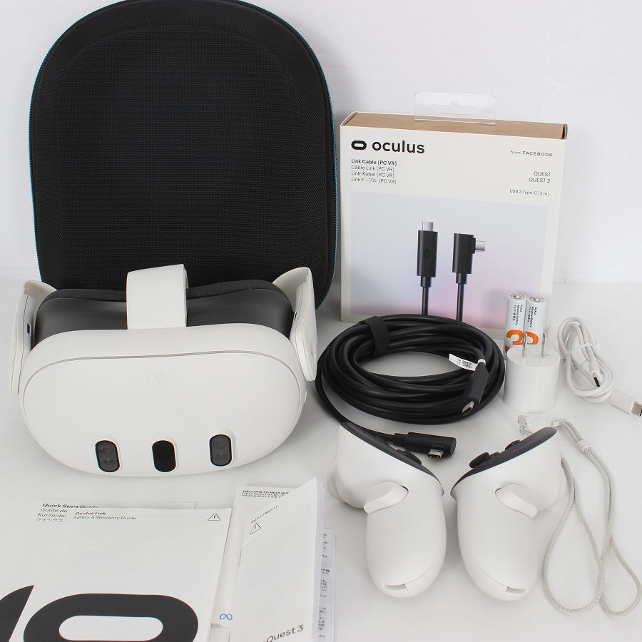 【ポイント2倍&クーポン！BLACK FRIDAY】【美品】Meta Quest 3 128GB VR ヘッドマウントディスプレイ ..