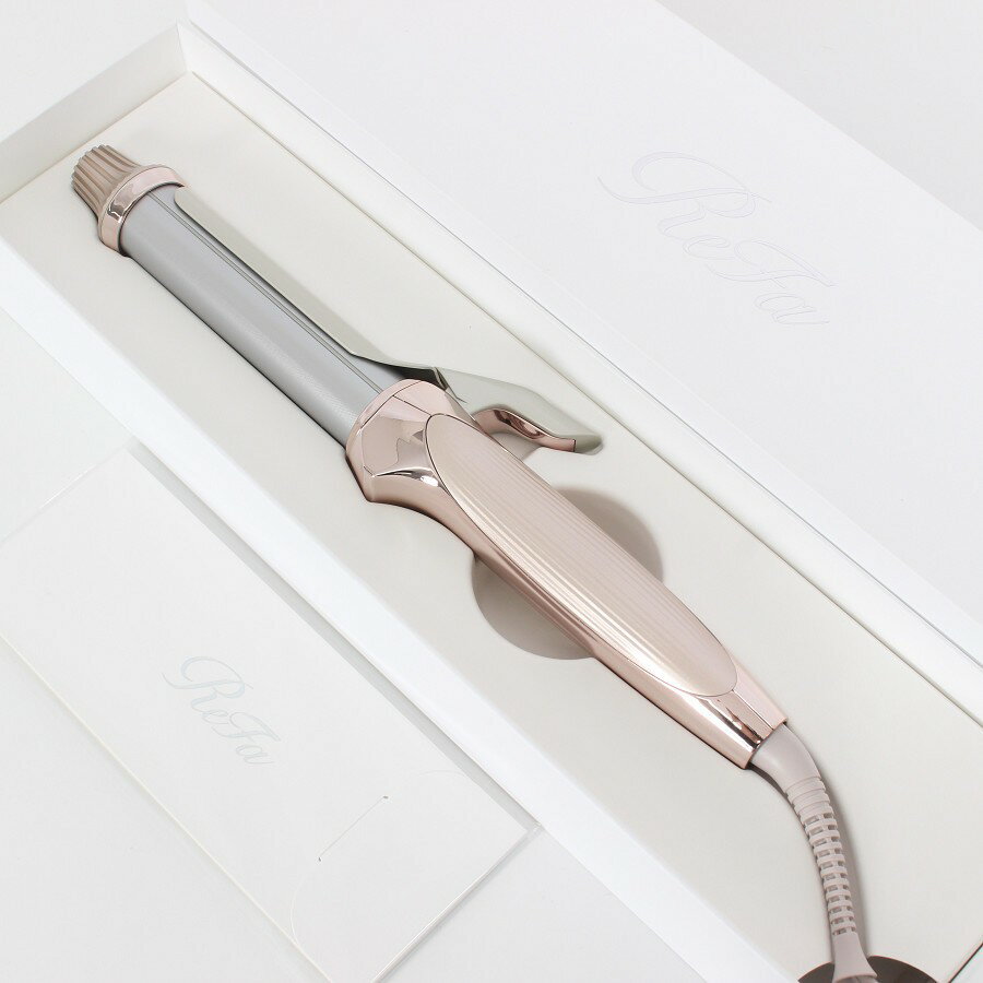 【楽天スーパーSALE！限定クーポン】【美品】MTG ReFa CURL IRON PRO+ RE-CD-48A シャンパングレージュ 32mm リファカールアイロン プロ 本体 【中古】